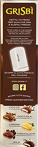 Grisbì Crema Cioccolato - Biscotti di Croccante Pasta Frolla al Cacao, Ripieni di Morbida Crema al Cioccolato, Ideali per Ogni Meritato Momento di Pausa, Confezione da 9 Biscotti, 150 gr