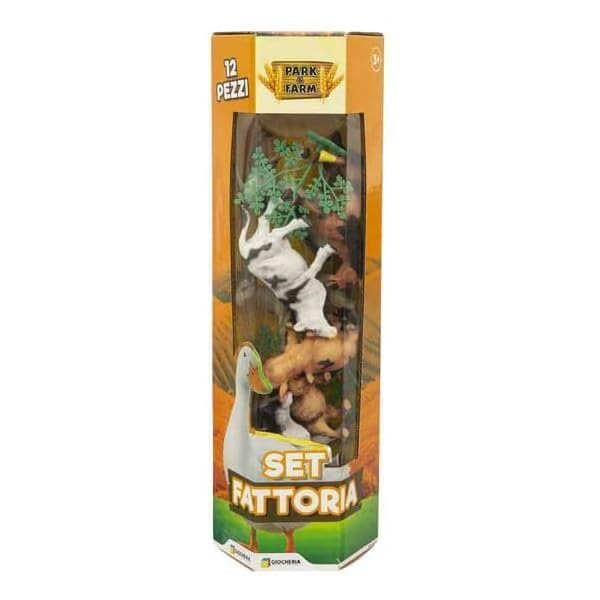 GIOCHERIA Park&Farm Set Fattoria 12 Pezzi