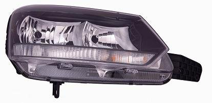 CG94 PROIETTORE H7-H7 CON MOT. ELETT. [Lato DX] PARABOLA NERA Per Auto: YETI