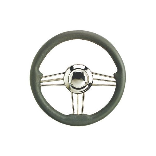 OSCULATI Volante Inox+Poliuretano Crema 350 mm