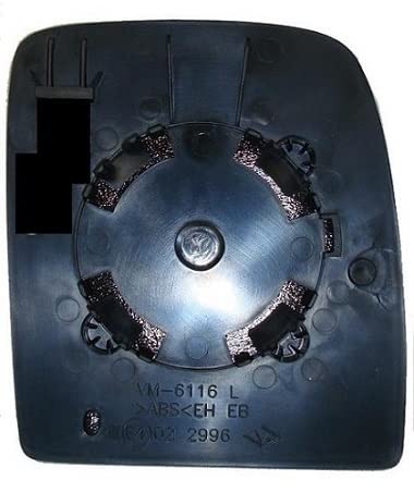 CG94 PIASTRA SPECCHIO SUPERIORE - VETRO CURVO- VERSIONE DOPPIO VETRO - Posizione Destro [Lato Passeggero] Per Auto: JUMPY