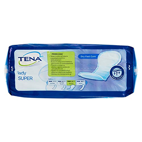 Tena Salvaslip Lady Super, Confezione da 15 Pezzi