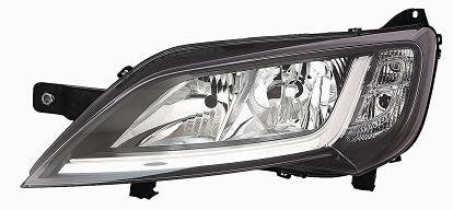 CG94 PROIETTORE H7-H7 C/MOTORE ELETT. [Lato SX] PARABOLA CROMATA - CORNICE NERA Per Auto: JUMPER