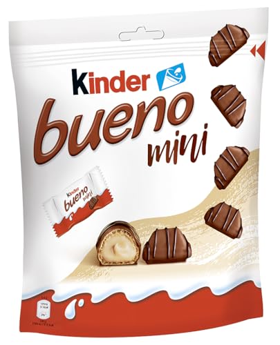 MINI KINDER BUENO CIOCCOLATO BARRETTE INCARTATE T.18 MINI BUSTA 108GR NOCCIOLA