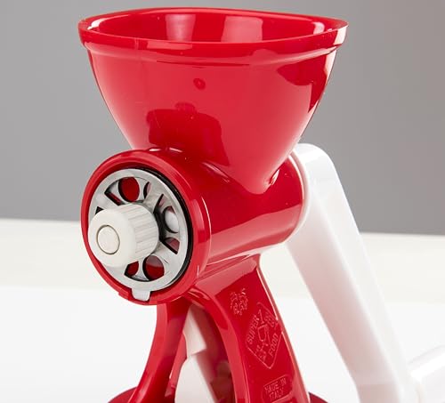 Rigamonti Baby Art.120 Tritatutto BABYDISCHI, Acciaio Inox rettificati, Gomma caucciù, Polipropilene, Poliammide 66, Red, One Size, 20 unità