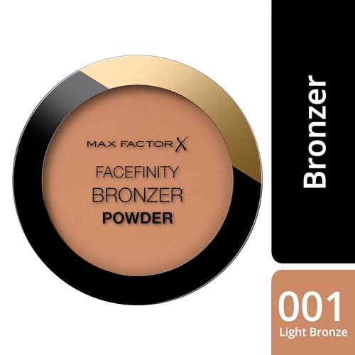 Max Factor Facefinity Bronzer Powder, Terra Abbronzante dal Finish Satinato a Lunga Durata