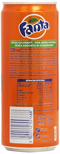 Fanta - Bevanda analcolica, Al succo di Arancia, 330 ml parent