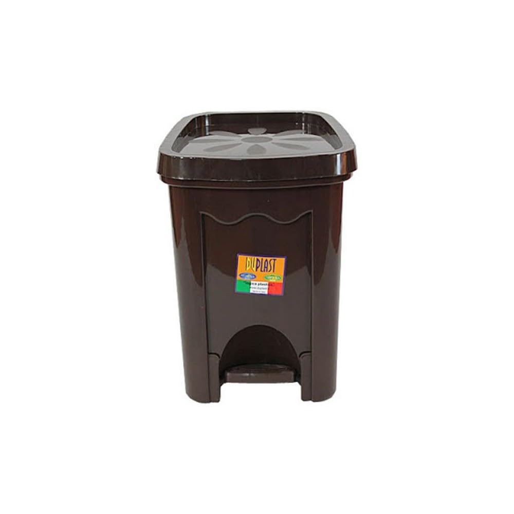 Duplast DUP255 Pattumiera Margherita, Wenge, 16 lt