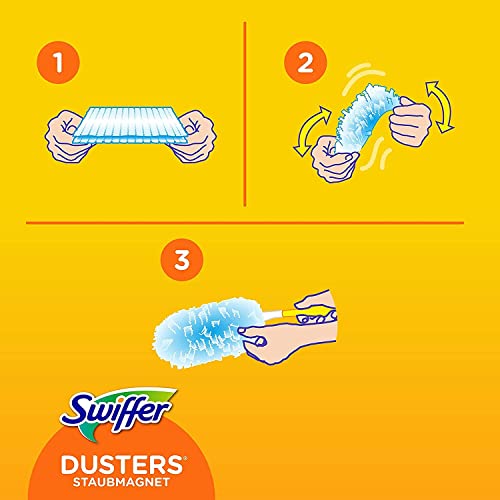 Swiffer Duster Piumini Catturapolvere Manico + 2 Piumini