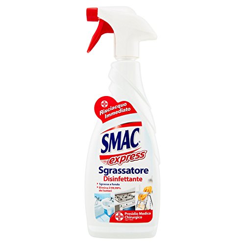 Smac - Sgrassatore Disinfettante, Express, 650 ml - [confezione da 12]