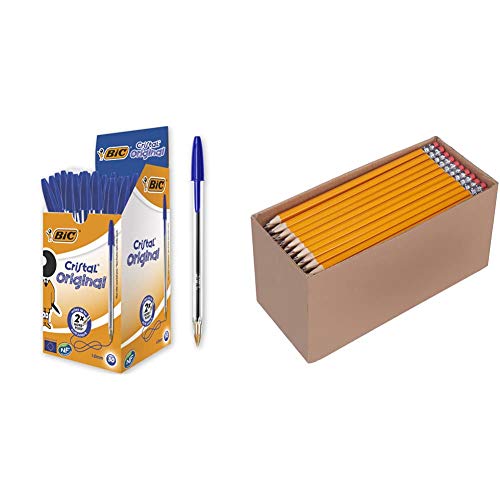 Bic Cristal Original Punta Media 1 mm Confezione 50 Penne