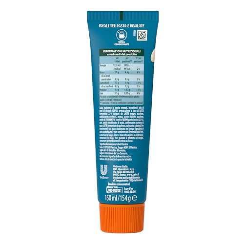Calvé Maionese Fresca Ma-Yò, Maionese con Yogurt Magro e il 55% in Meno di Grassi*, Ideale per Insalate di Riso, Patate Fredde e Insalatone, Senza Conservanti, Vegetariano