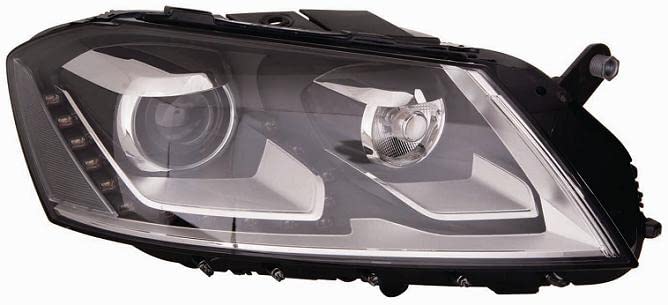 CG94 PROIETTORE D3S-H7 C/LUCE DIURNA A LED CON MOT. ELETTRICO [Lato SX] PARABOLA NERA - AFS Per Auto: PASSAT
