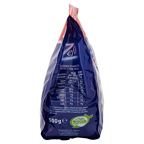 Zefiro Zucchero Bustine - 5 pezzi da 500 g [2500 g]