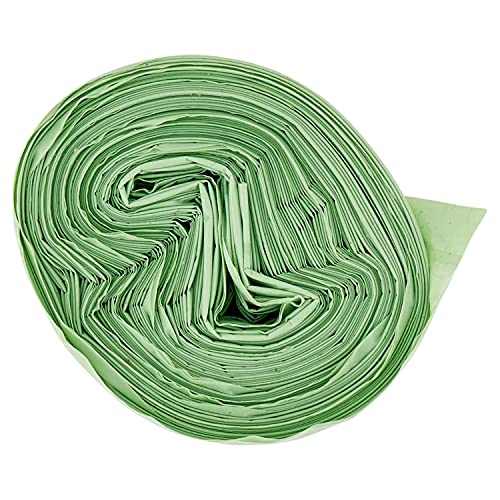 Domopak Spazzy Sacchi Nettezza Antiforo con Manici - Profumato alla Mela Verde - Casalingo 28 lt - verde - 1 confezione da 15 pezzi