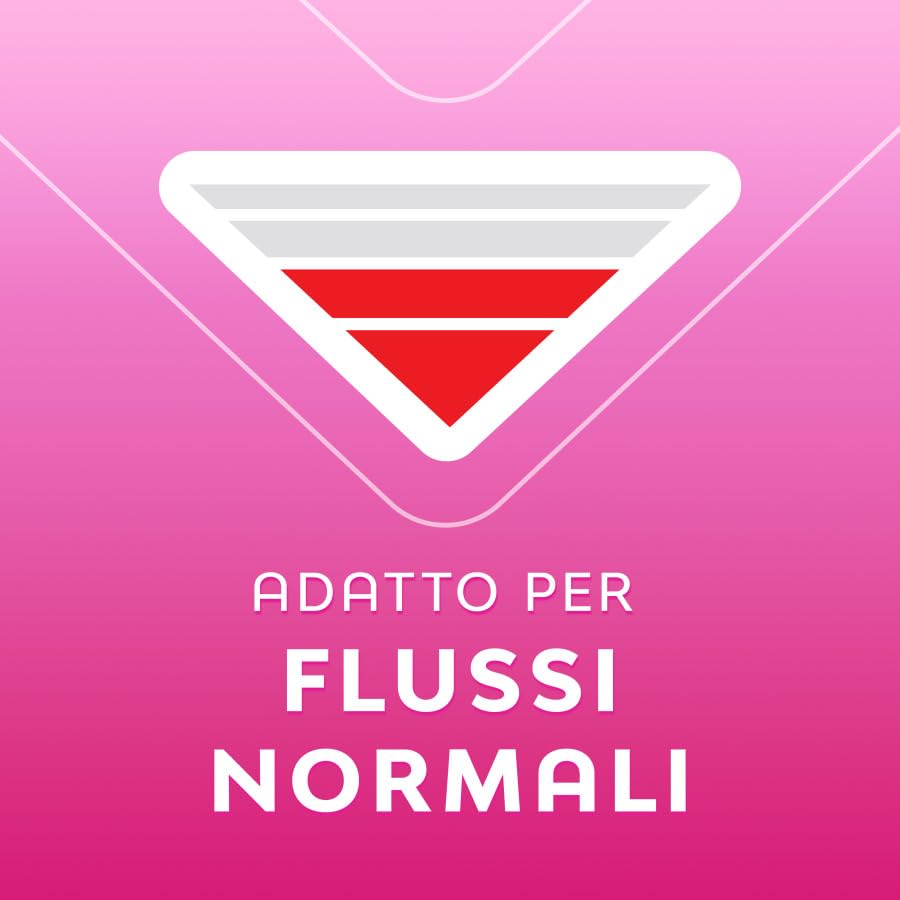 Nuvenia - Assorbente Sottile Normal con Ali - Superficie Morbida e Controllo Odori - Confezione da 16 Assorbenti