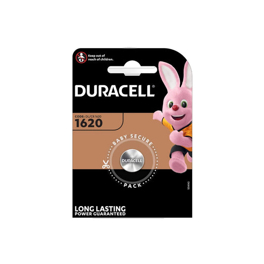 50x Duracell CR1620 DL1620 ECR1620 3V Lithium Button Battery Coin Cell Batteries
