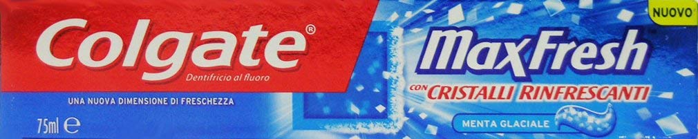 12 x COLGATE Dentifricio Maxi Fresh Menta Glaciale 75 Ml