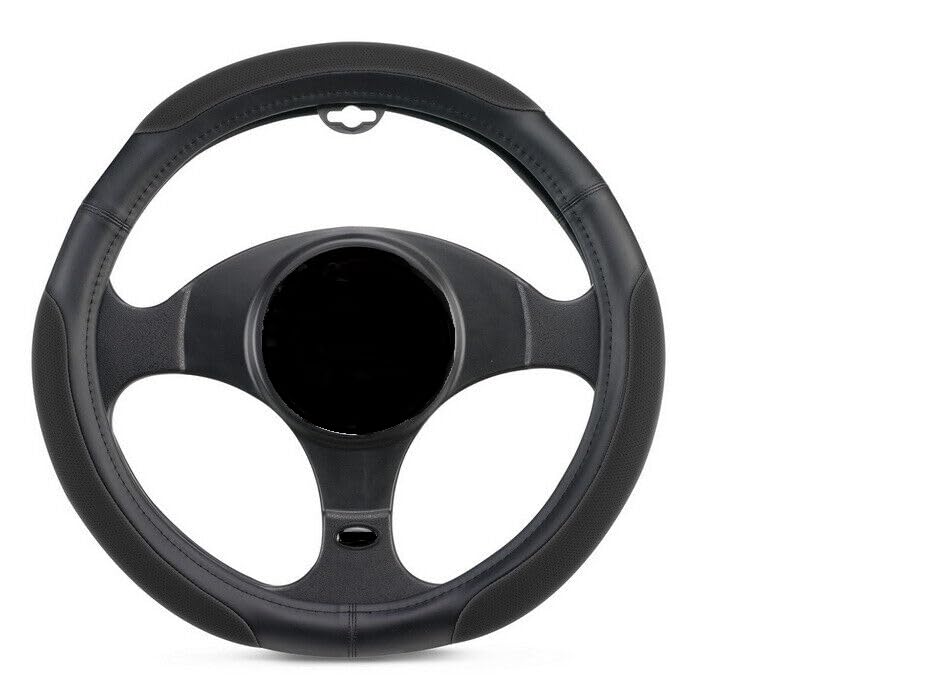 CG94 Coprivolante per Auto, Nero, Diametro 37-39 cm
