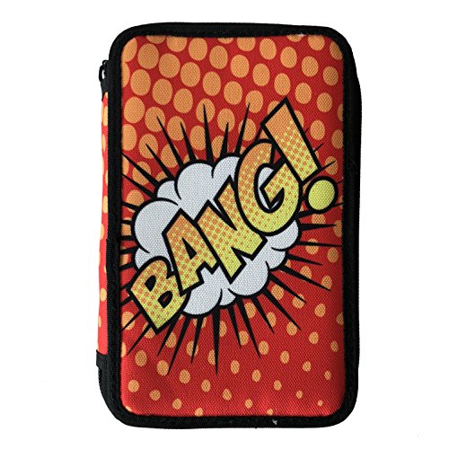 ASTUCCIO 3 ZIP - CARIOCA - attrezzato con penne, matite, pennarelli