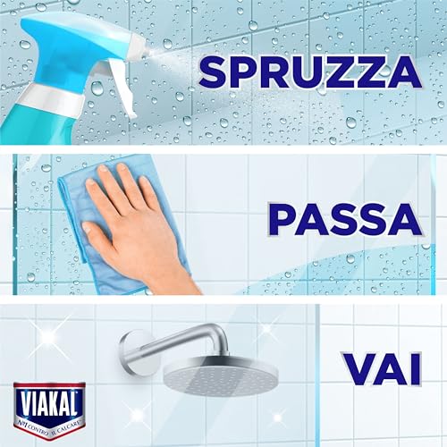 Viakal Bagno Express Spray, Fiori Eleganti 1440ml