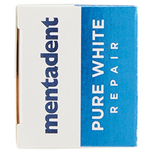 Mentadent - Maximum Protection, Dentifricio Pure White con 10 azioni - 75 ml - [pacco da 12]