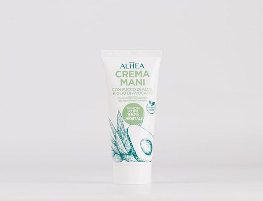Crema mani con Aloe vera e avocado Alhea