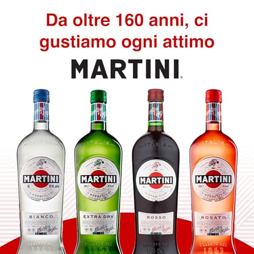 MARTINI Bianco Vermouth Aperitivo, 14,4% ABV, 100cl / 1L