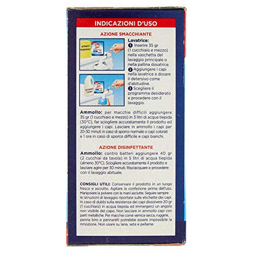 Omino Bianco - Additivo Disinfettante, Polvere Battericida e Virucida per bucato - 450 g parent