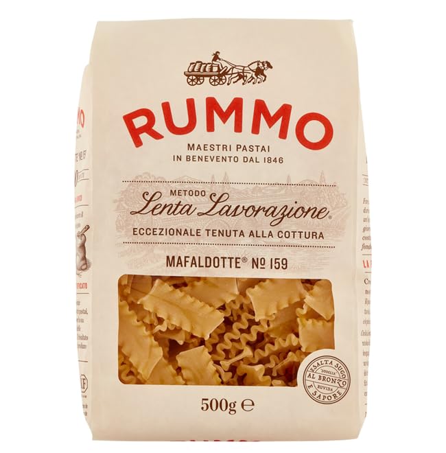 Rummo Pasta Stelline - Spaghetti - Casarecce - Semi di Orzo - Mafaldotte - Confezione da 10 confezioni di test per pasta italiana a base di semola di grano duro, pasta italiana 500 g