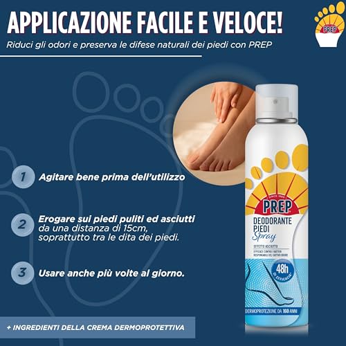 Prep, Spray Deodorante Piedi Antiodore