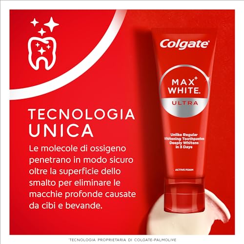 Colgate Dentifricio Sbiancante Max White Ultra Active