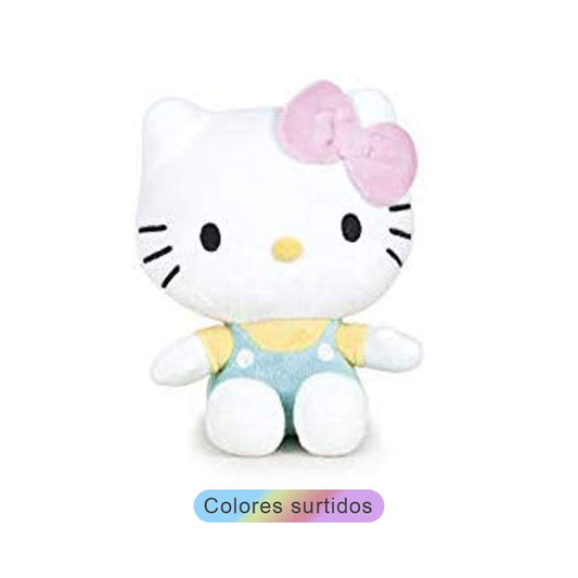 Hello Kitty Pleuche 15cm 4 MOD, Colore Assortiti, 760016573, One Size