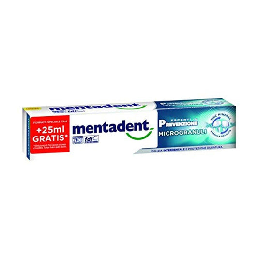 Mentadent Dentifricio Microgranuli 75+25ml