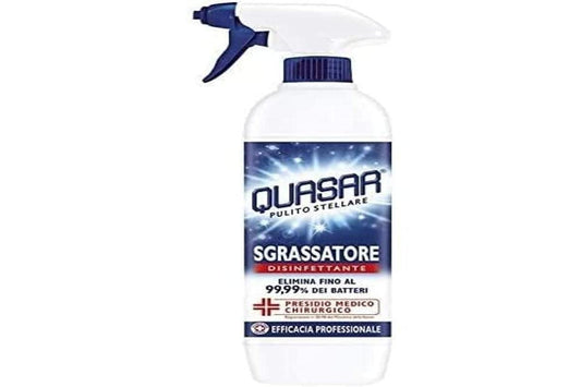 Quasar Sgrassatore Disinfettante Elimina Fino a 99,99% dei Batteri - 650 ml