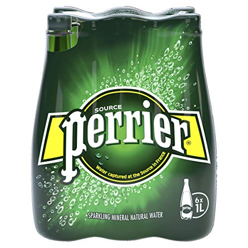 Perrier, Acqua Minerale Frizzante - 6 bottiglie da da 1 L
