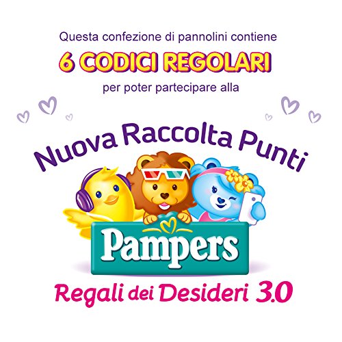 Pampers Sole e Luna Pannolini Maxi, Taglia 4 (7-18 kg), 3 Confezioni da 36 (108 Pannolini)