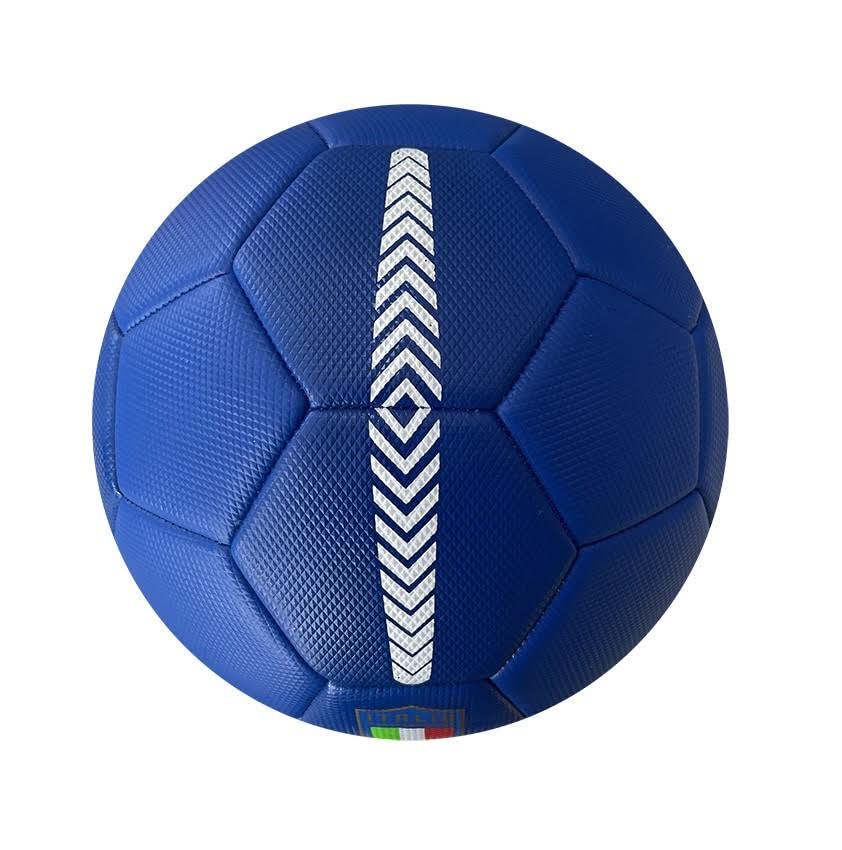 Mikado Sport Pallone da Calcio Modello Italia. Blu. Palla Realizzata in HF PVC. Adulti Ragazzi e Bambini