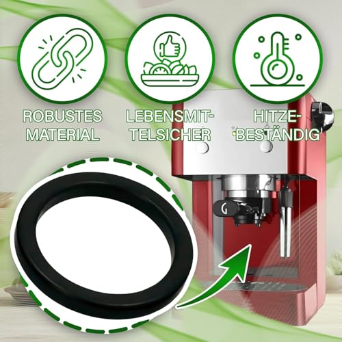CG94 Guarnizione Sottocoppa Macchina del Caffè con Diametro Ø 72/56 mm Spessore 9 mm compatibile per G@_ggia