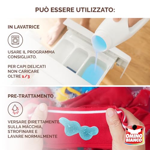 Omino Bianco - Detersivo Lavatrice Liquido, 35 Lavaggi, 1.4 l (Confezione da 1)