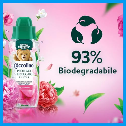 Coccolino Profumo per Bucato Prima Fioritura, Extra Profumo* a lungo. Efficace Anche a Freddo e nei Cicli Brevi, con note di fragranza Petali di Rosa, Bergamotto, Mughetto, 342ml