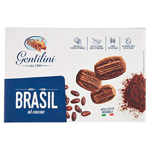 Gentilini Brasil Biscotti al Cacao - 5 pezzi da 250 gr