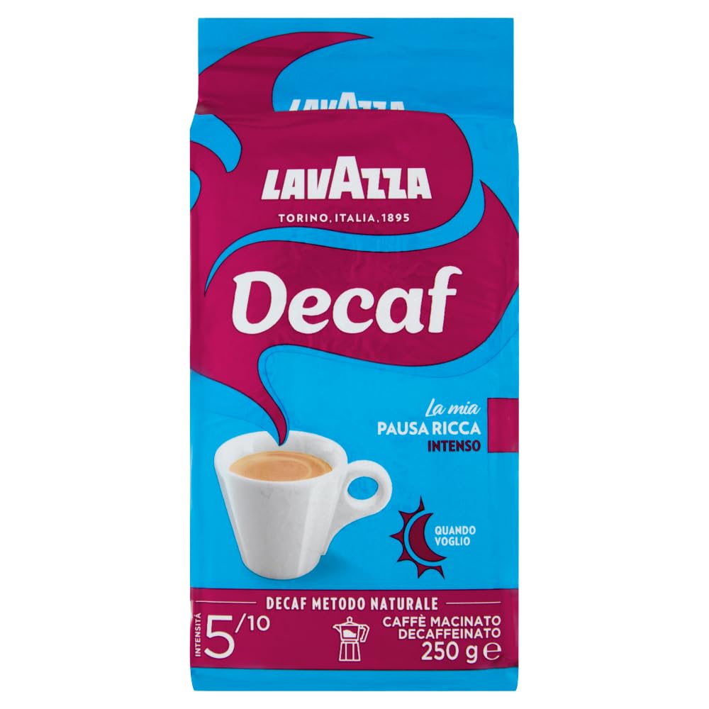 9x 250g Lavazza Dek INTENSO Macinato Decaffeinato