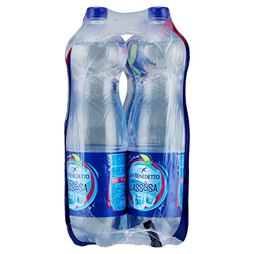 San Benedetto, Gassosa, 6x1,5 L, Dissetante e Frizzante, a Basso Contenuto di Zuccheri, Bevanda Analcolica