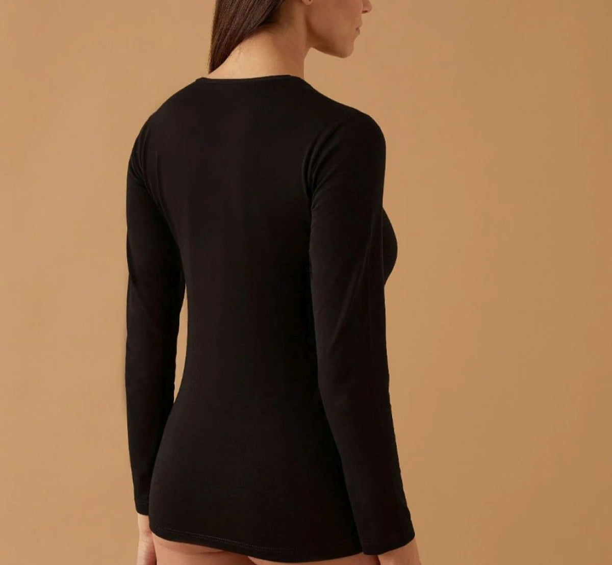 JADEA 4100 - Maglia Girocollo a Manica Lunga in Cotone Elastico garzato, Estremamente Coprente, Calda e Morbida, Adatta per Un Comfort ottimale e Una vestibilità Perfetta.