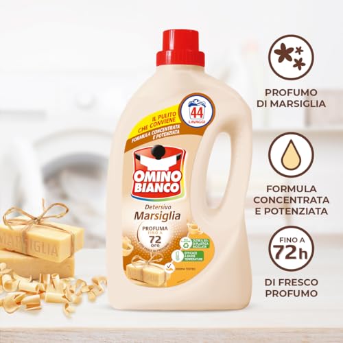 Omino Bianco - Detersivo Lavatrice Liquido, Marsiglia