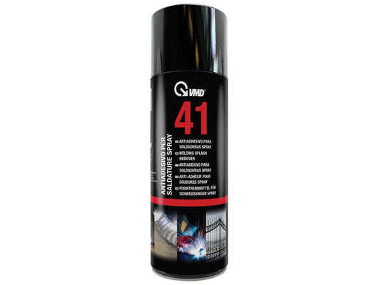 VMD Italia - VMD 41 - Antiadesivo per Torcia Saldatura, Bomboletta Spray per Saldatrice, Evita Adesione di Scorie e Gocce di Saldatura, 400 ml