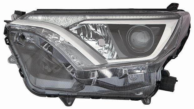 DEPO RICAM 10862 PROIETTORE HIR2-WY21W A LED CON MOTORE PER RAV 4 LATO SINISTRO (LATO CONDUCENTE) DAL 2016/01 AL 2018/12