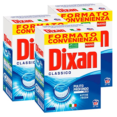 Dixan Classico Pulito Profondo Plus Confezioni da 97 Lavaggi a Scelta