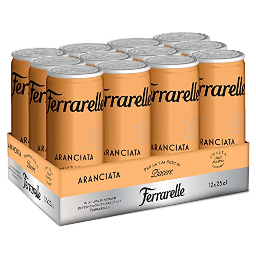 Ferrarelle Aranciata, 12 lattine x 0.250L